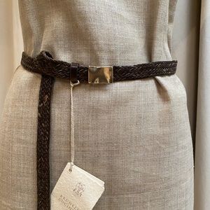 New Brunello Cucinelli leather belt